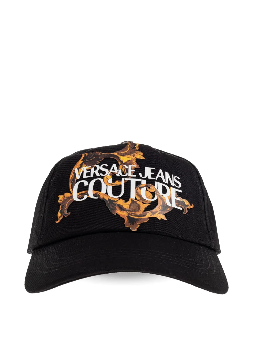 Versace Jeans Couture baroque-print baseball cap - Zwart