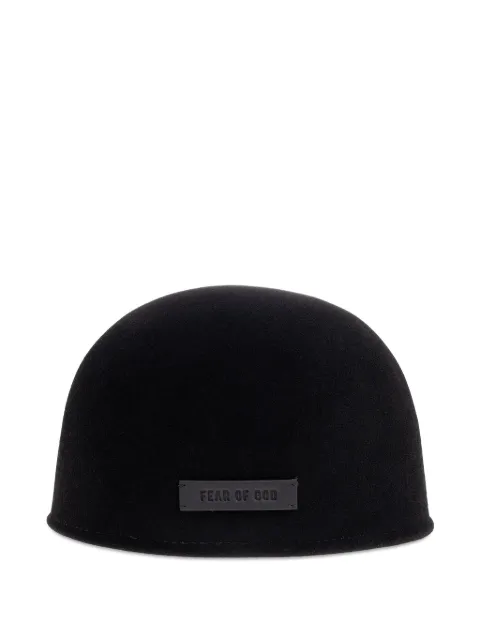 Fear Of God dome logo-patch hat