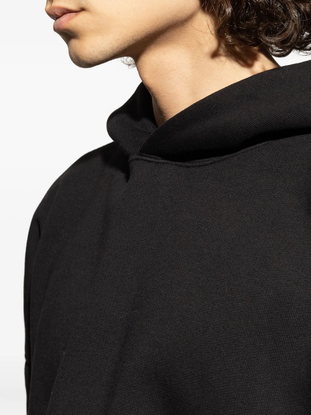Fear Of God Dome Logo-patch Hat In Black