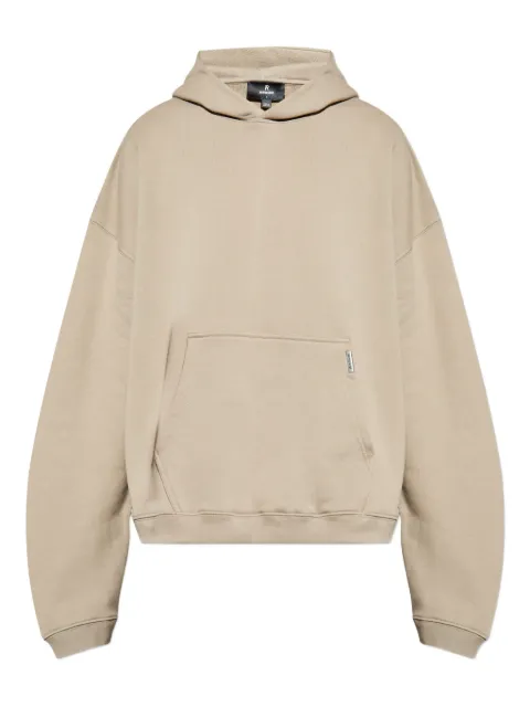 Represent kangaroo-pocket hooded sweater