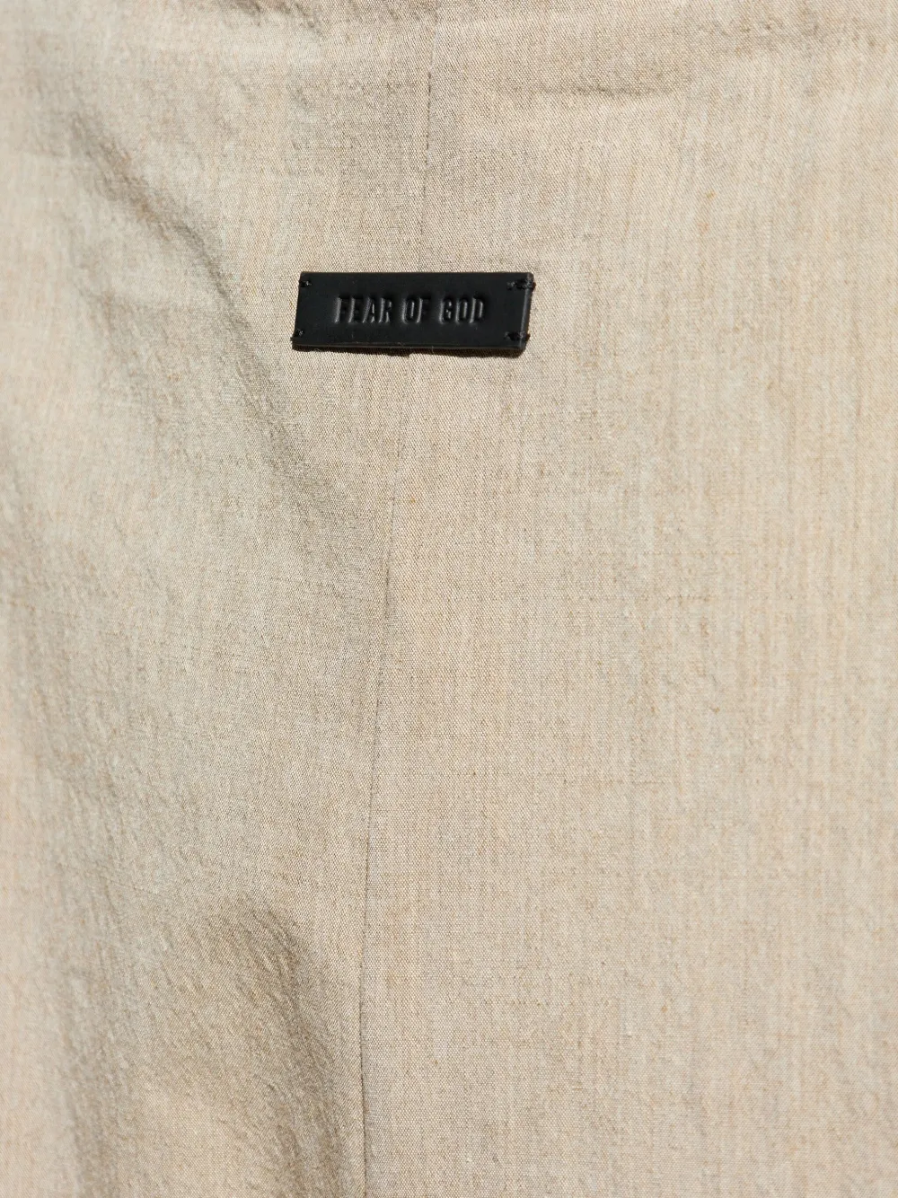 Fear Of God Pleat-detailed Drawstring Trousers In Neutral