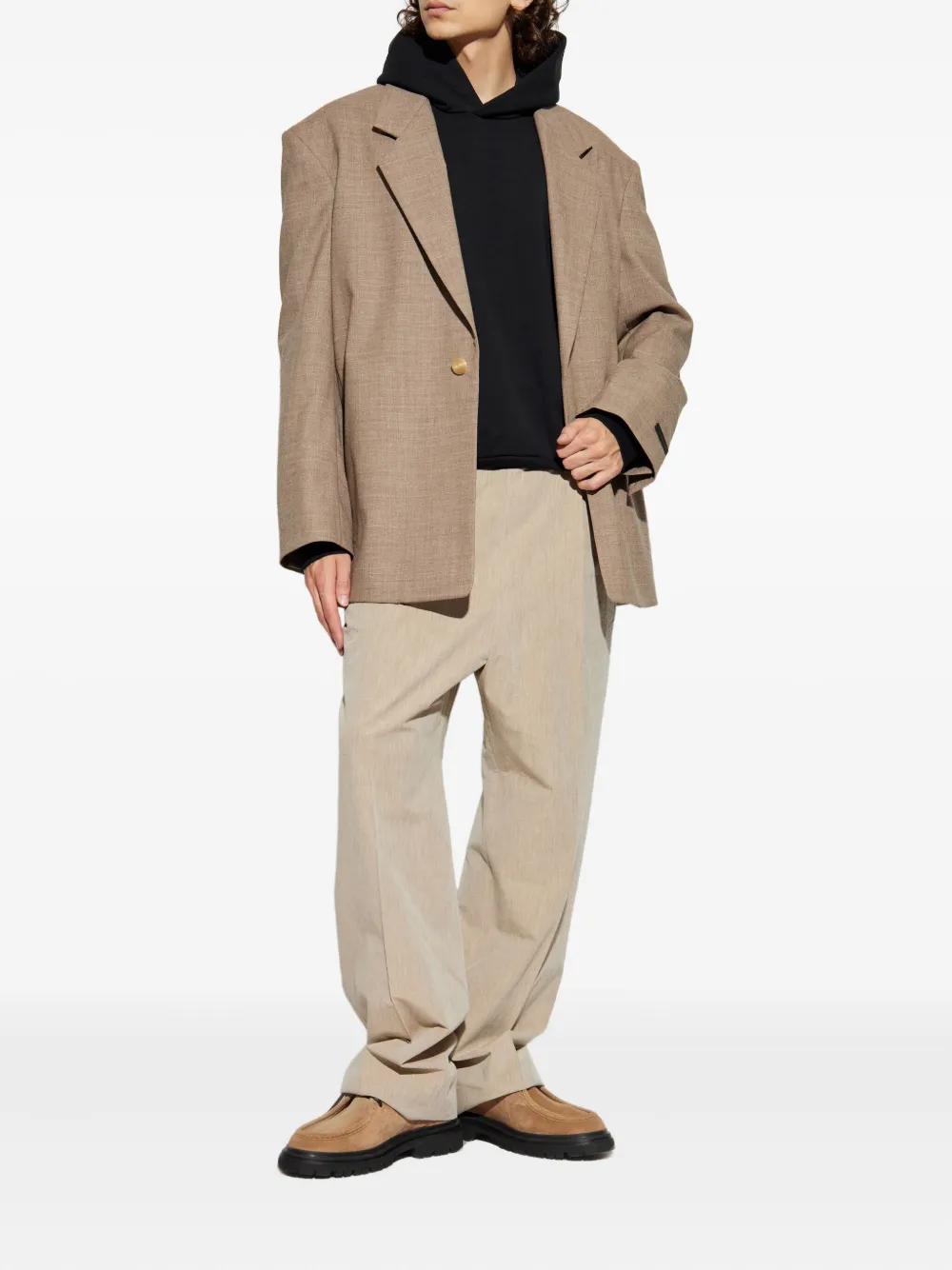 Fear Of God Broek met trekkoord en plooidetails - Beige