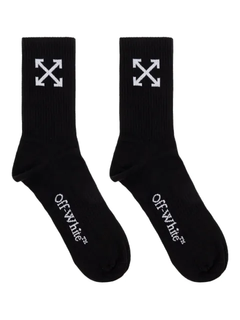 Off-White arrow logo socks