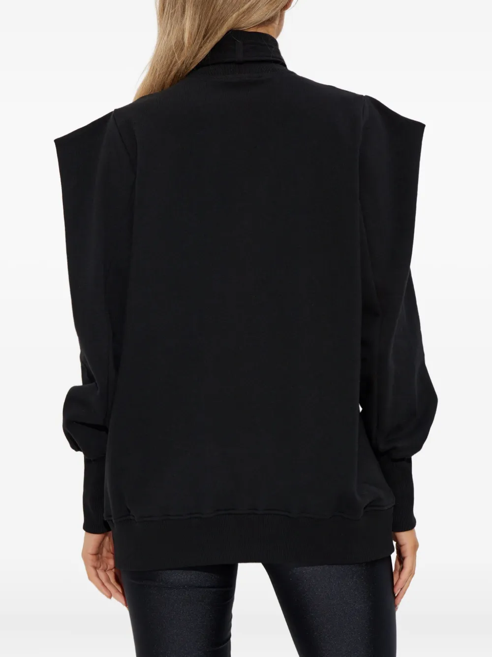 Versace Jeans Couture Sweater verfraaid met gesp Zwart