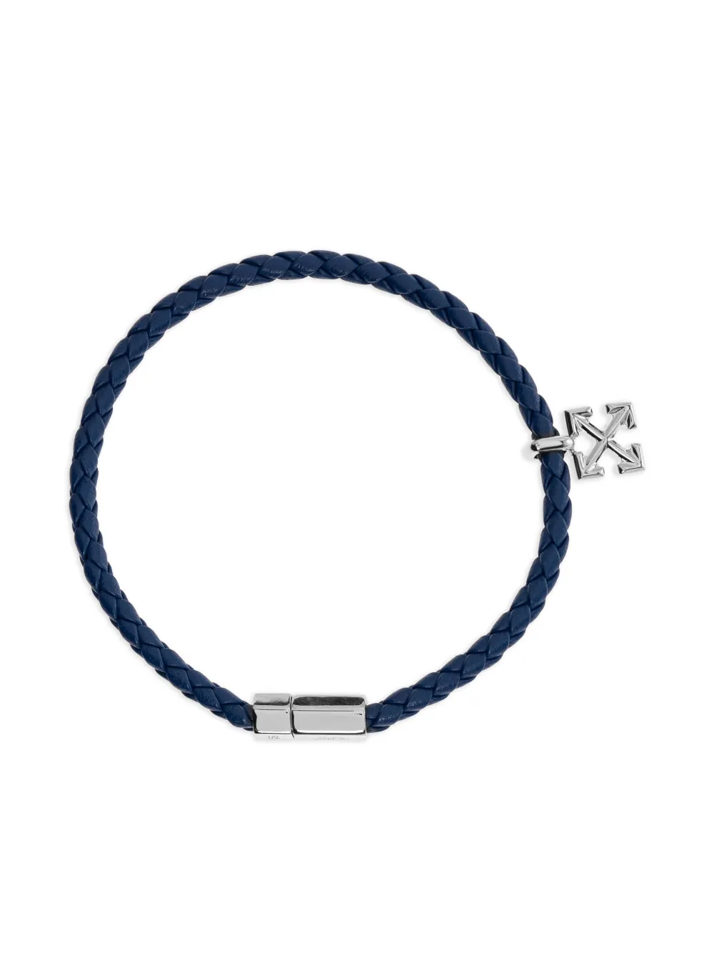 Off-White Arrows-charm leather bracelet | Blue | Image 1