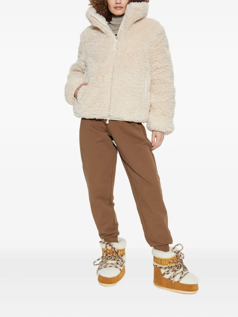 Save The Duck Kennie high-neck jacket | Faux Fur & Shearling Jackets | Image 2
