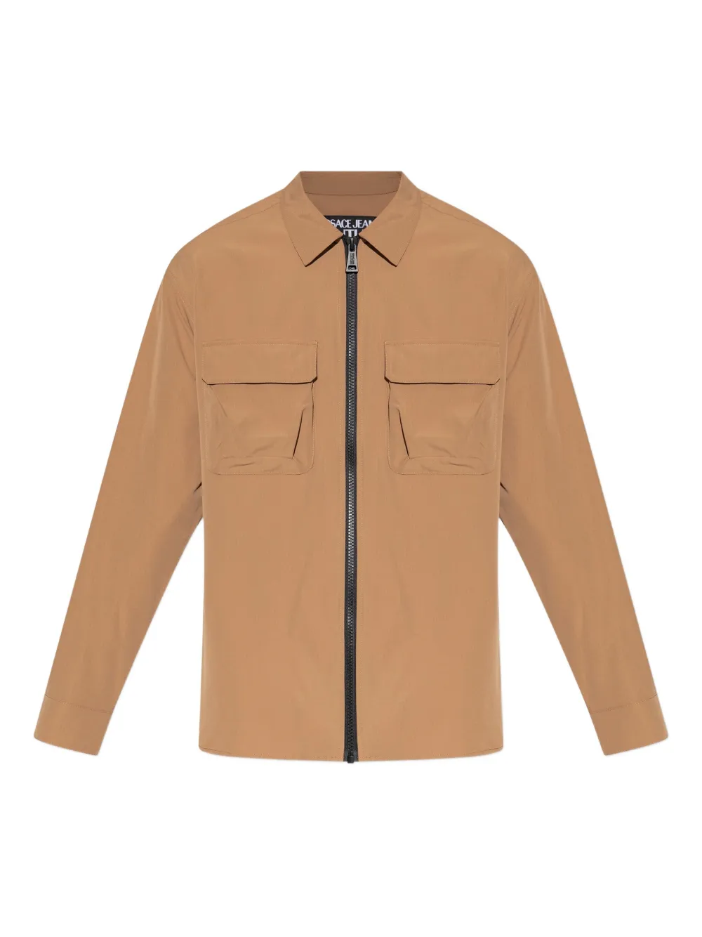 Versace Jeans Couture zip-front pocket-details shirt jacket | Neutrals | Image 1