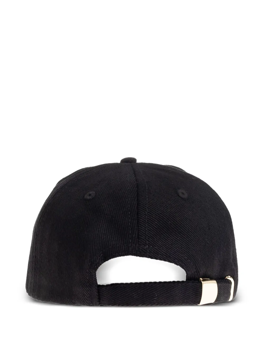 Versace Jeans Couture logo-plaque baseball cap - Zwart