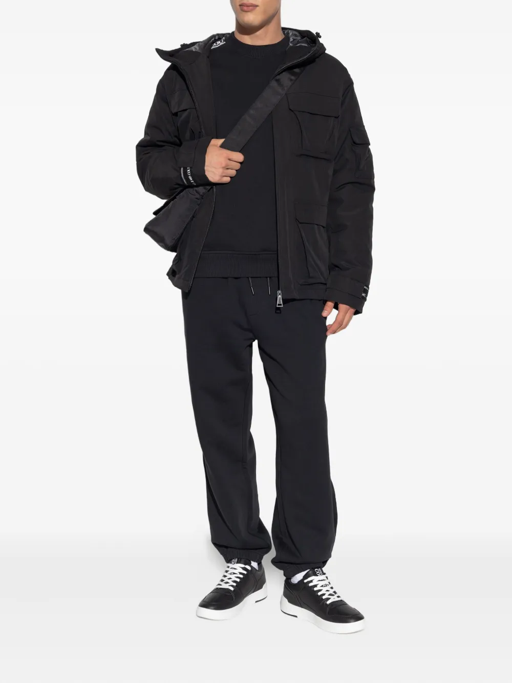 Versace Jeans Couture logo-detailing sweatshirt - Zwart