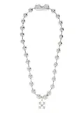 Off-White Arrows-pendant ball-chain necklace - Silver