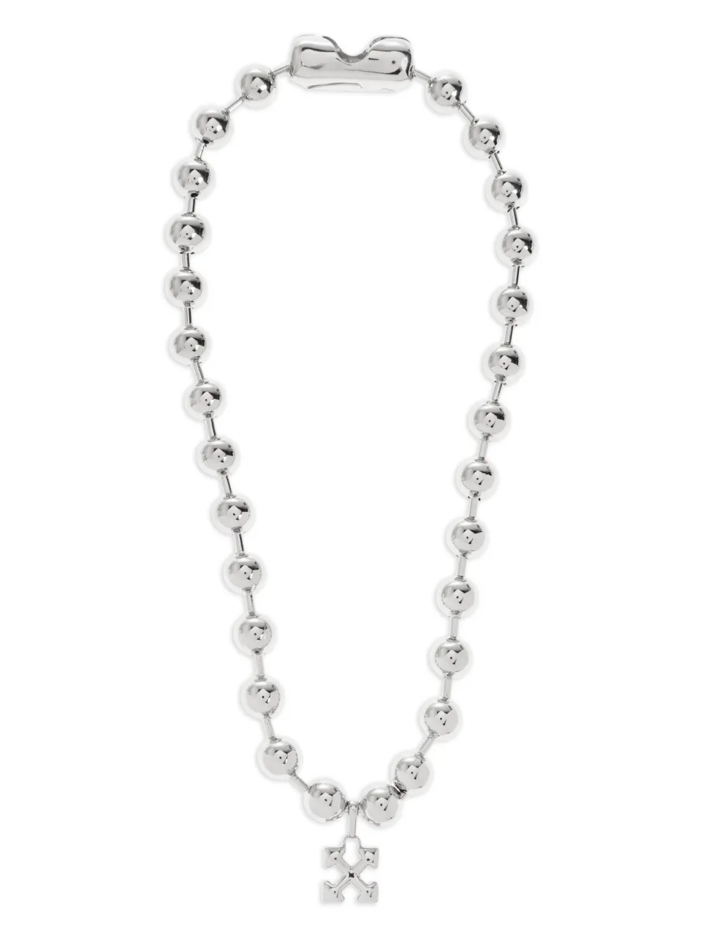 Off-White Arrows-pendant ball-chain necklace | Silver | Image 1