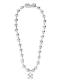 Off-White Arrows-pendant ball-chain necklace - Silver
