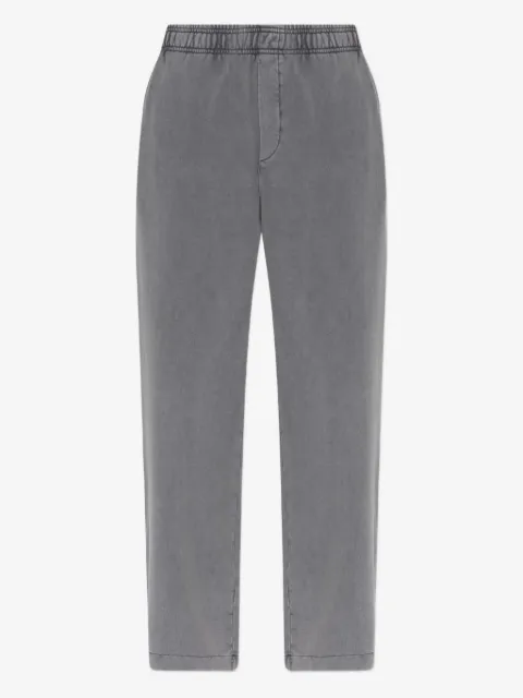Versace Jeans Couture pantalones elásticos con parche del logo