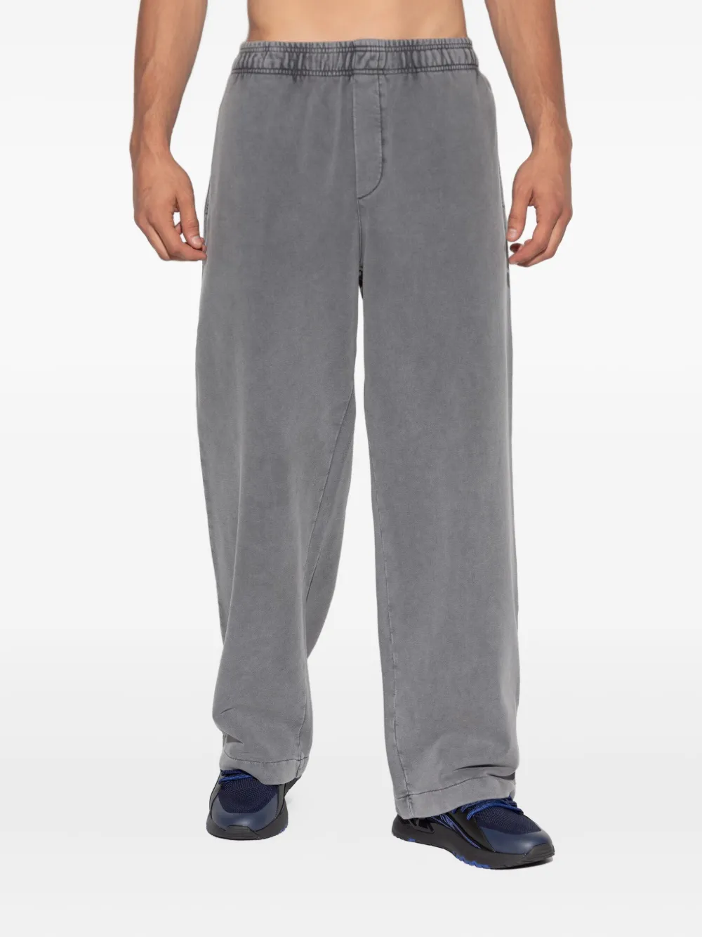 Versace Jeans Couture Broek met logopatch Grijs