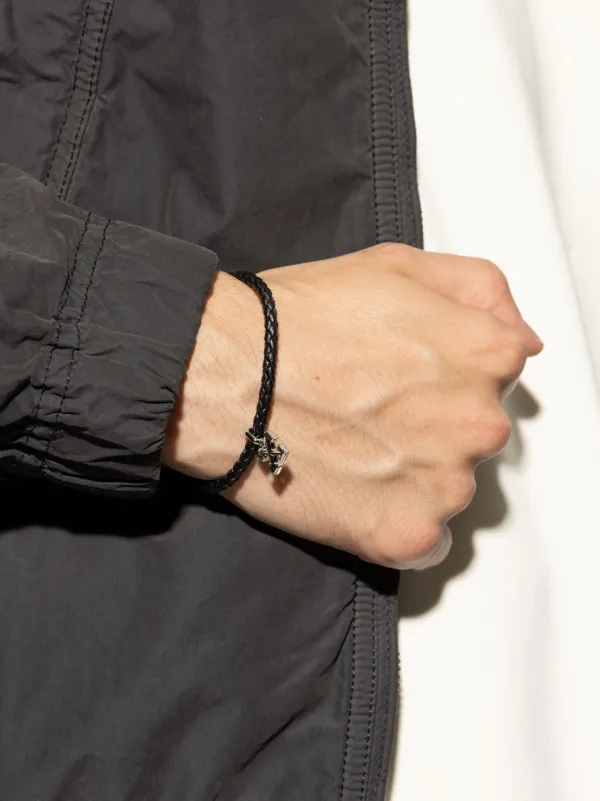 off white bracelet black