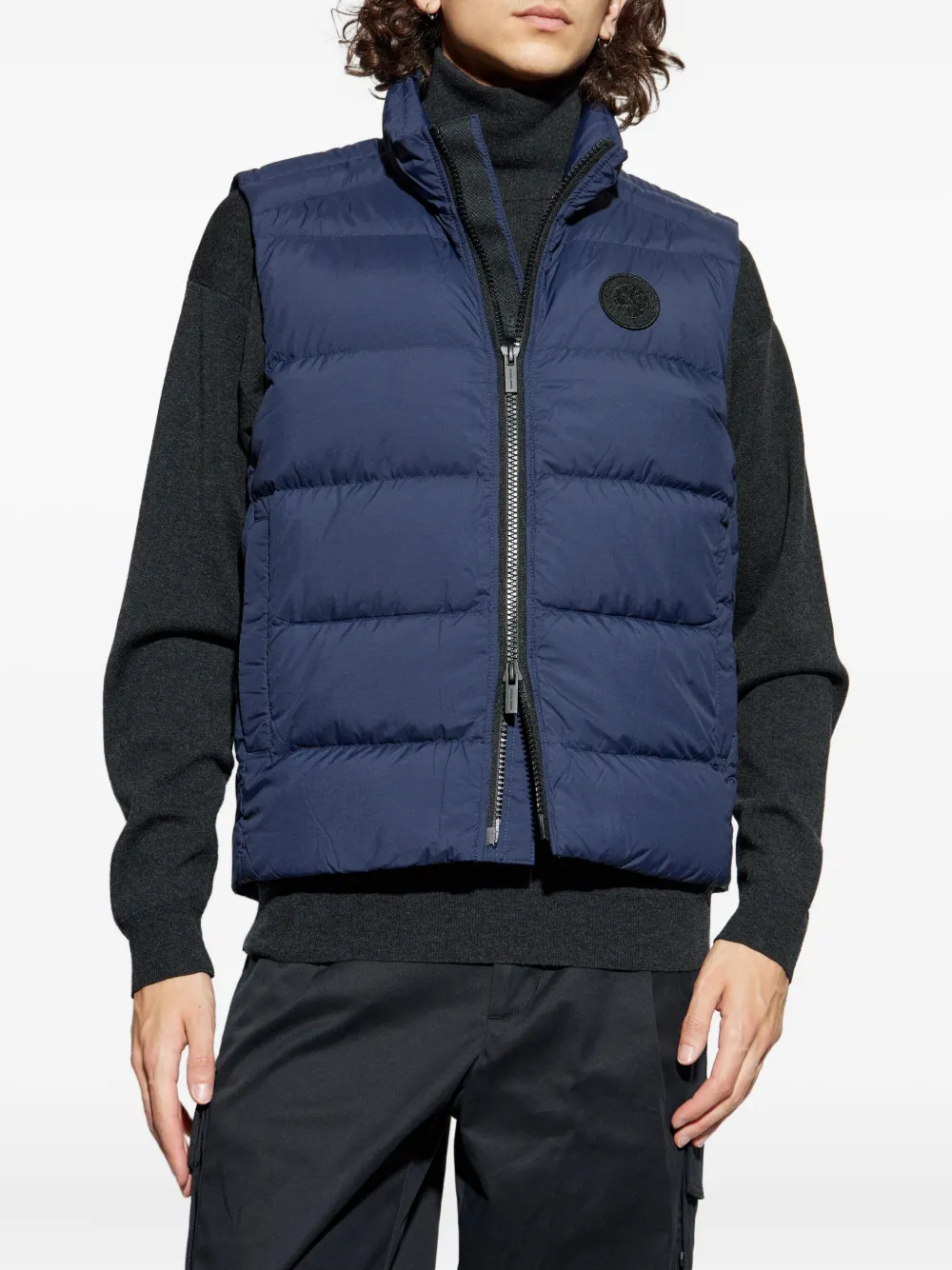 Canada Goose Bodywarmer met logopatch Blauw