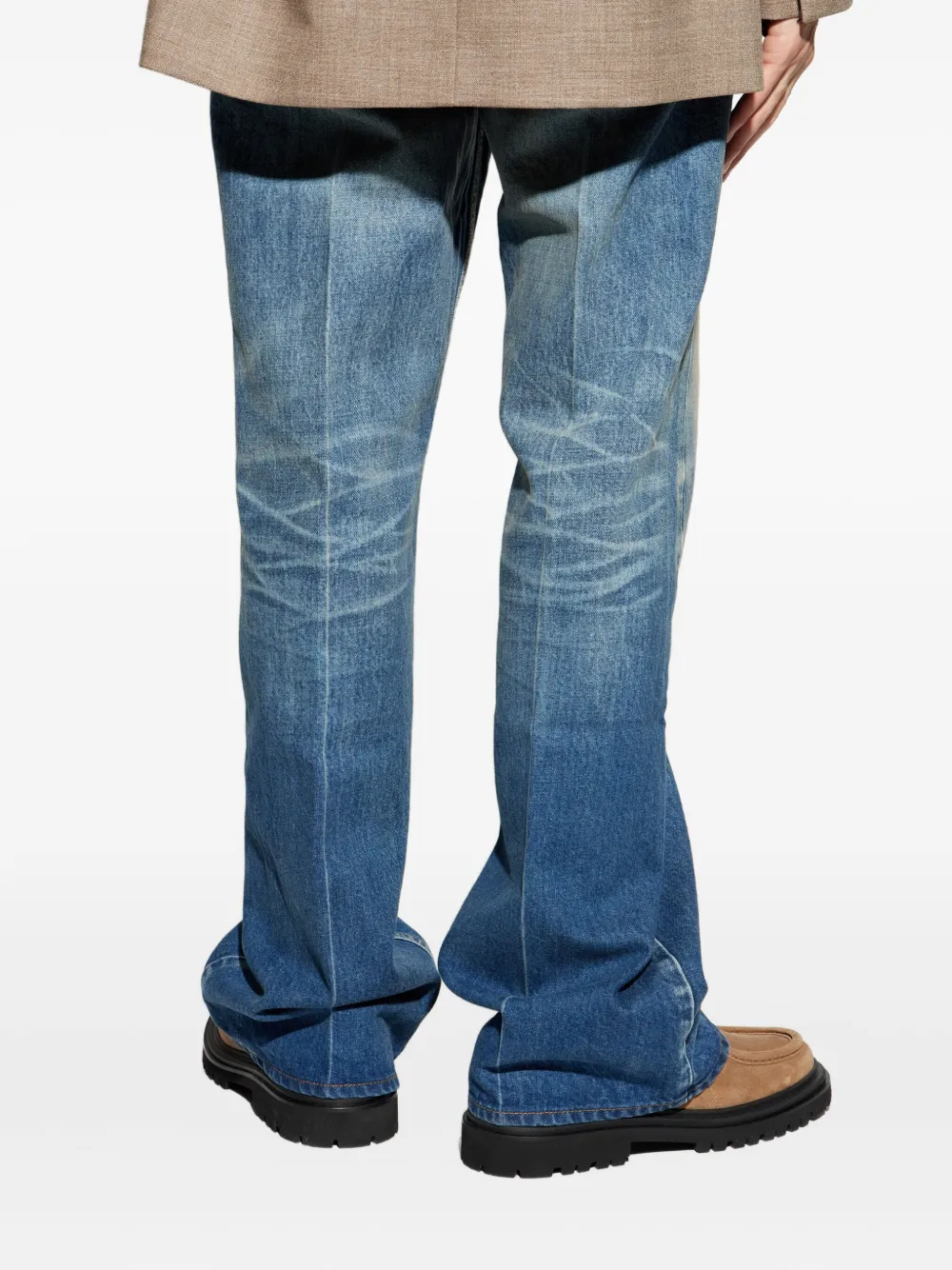 Fear Of God Blue Straight 5 Pocket Jeans In Blue