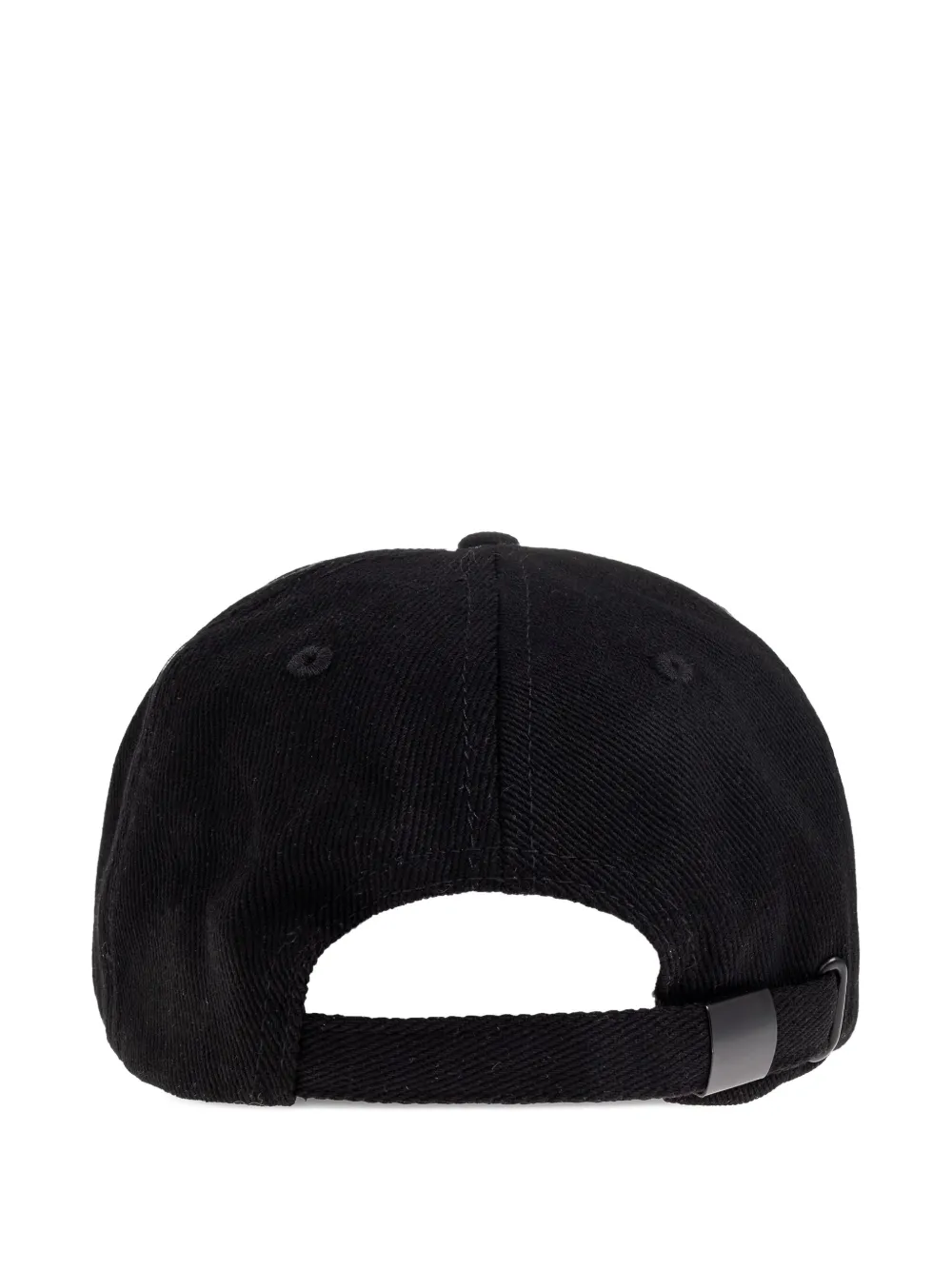 Versace Jeans Couture logo-print cotton baseball cap - Zwart