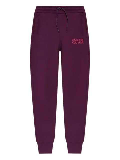 Versace Jeans Couture embroidered-logo track pants 