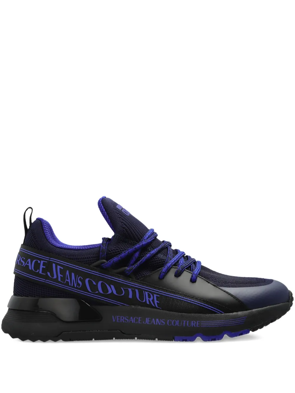 Versace Jeans Couture logo-detail lace-up sneakers Black