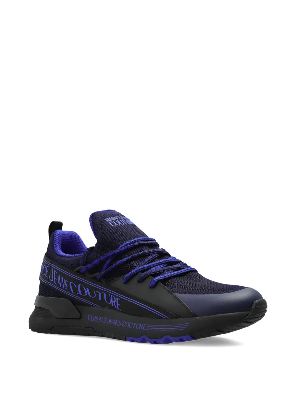 Versace Jeans Couture logo-detail lace-up sneakers Black