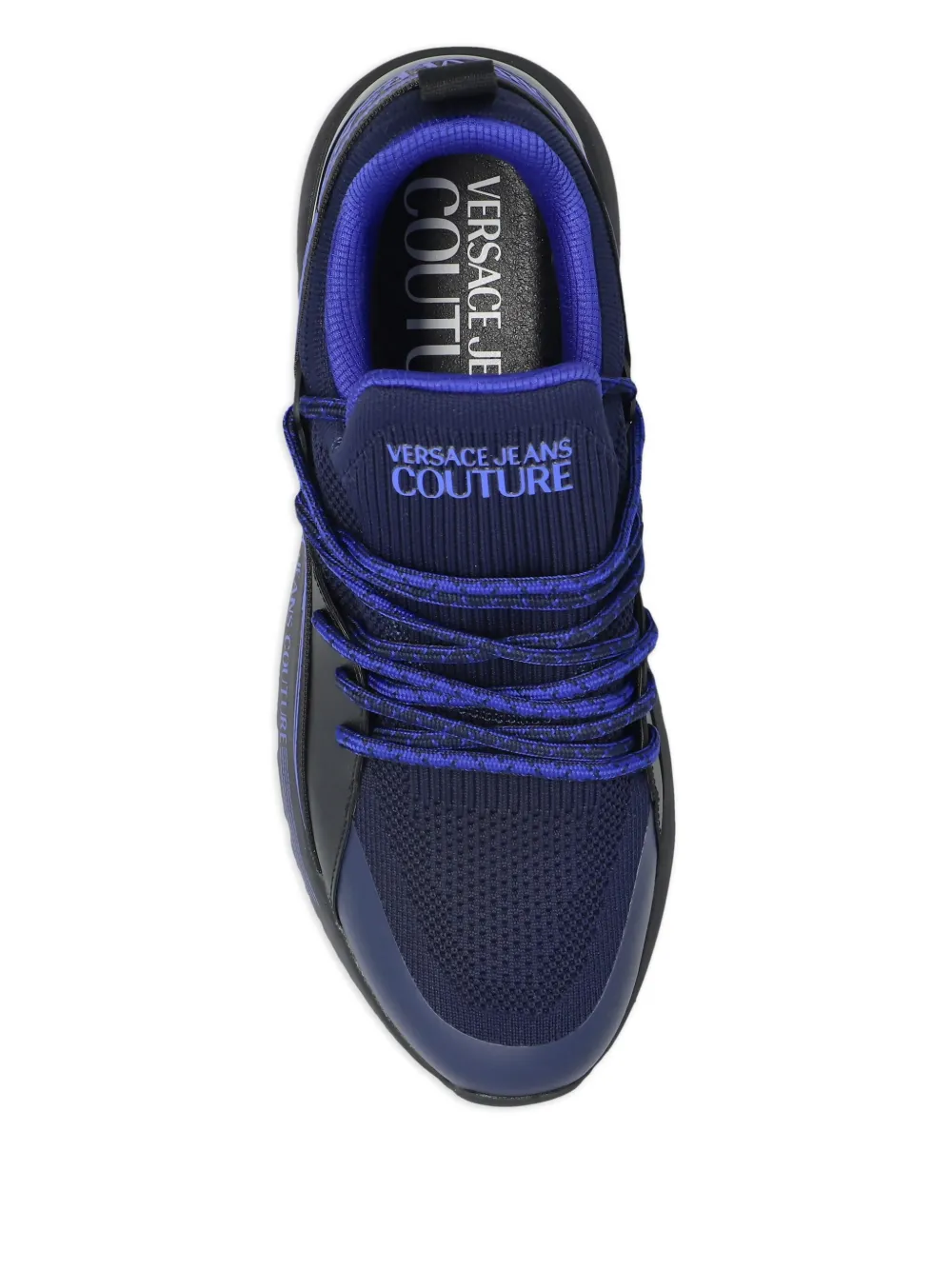 Versace Jeans Couture logo-detail lace-up sneakers Black