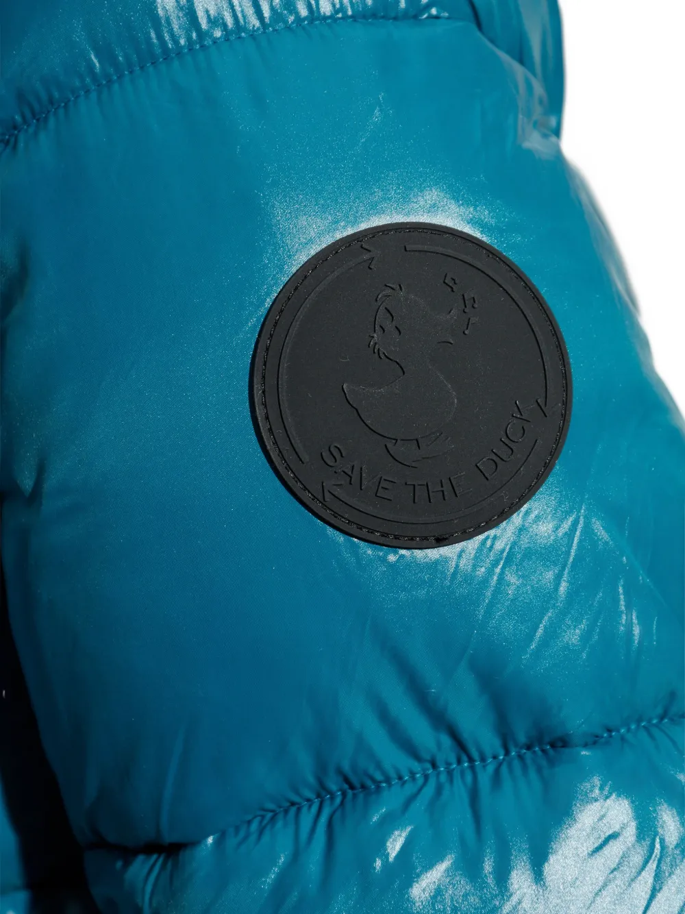 Save The Duck Biddy donsjack met capuchon Blauw