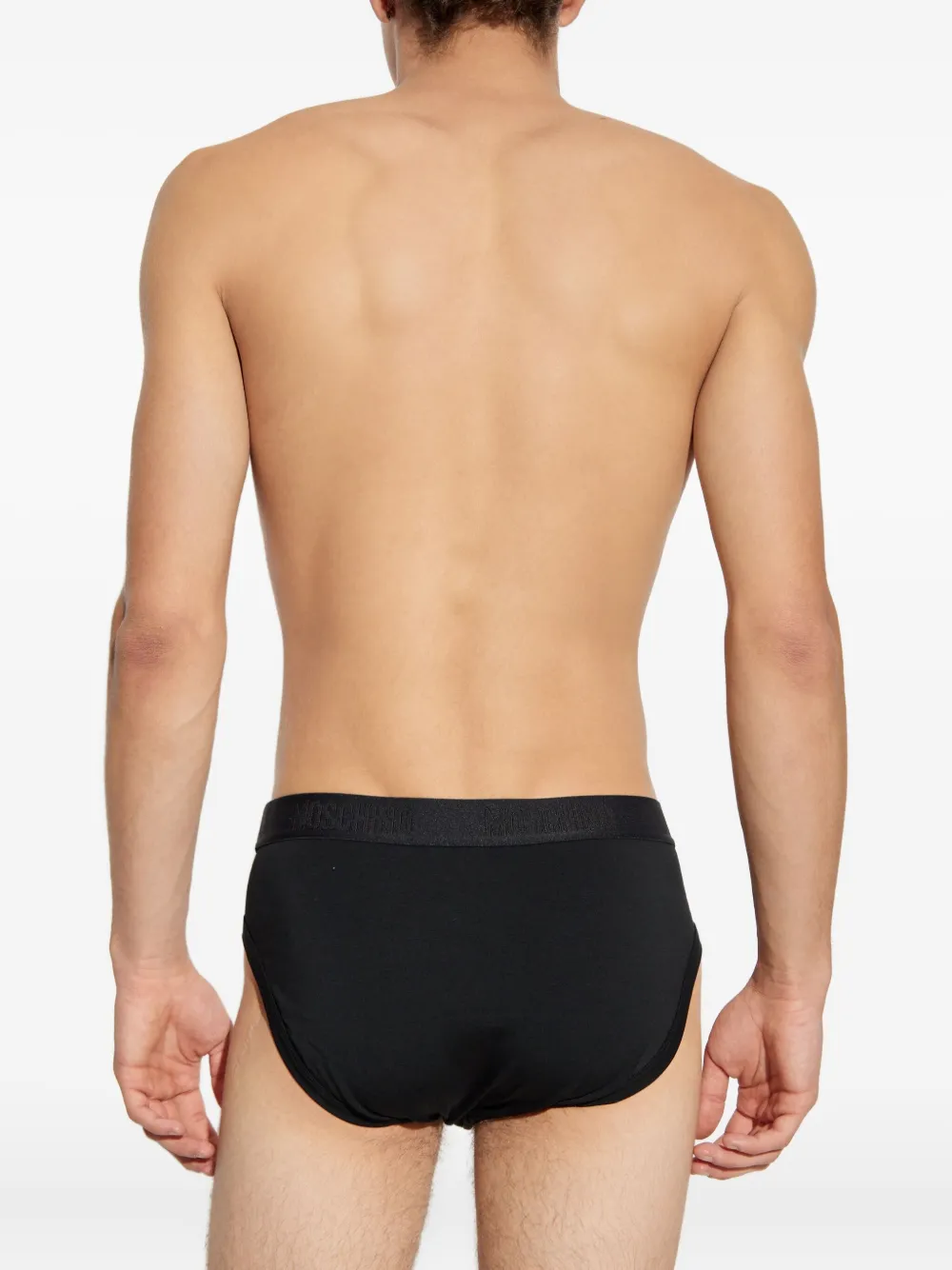 Moschino Logo-embellished Briefs (pack Of Two) In Multi
