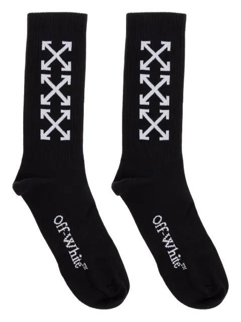 Off-White arrow-print socks