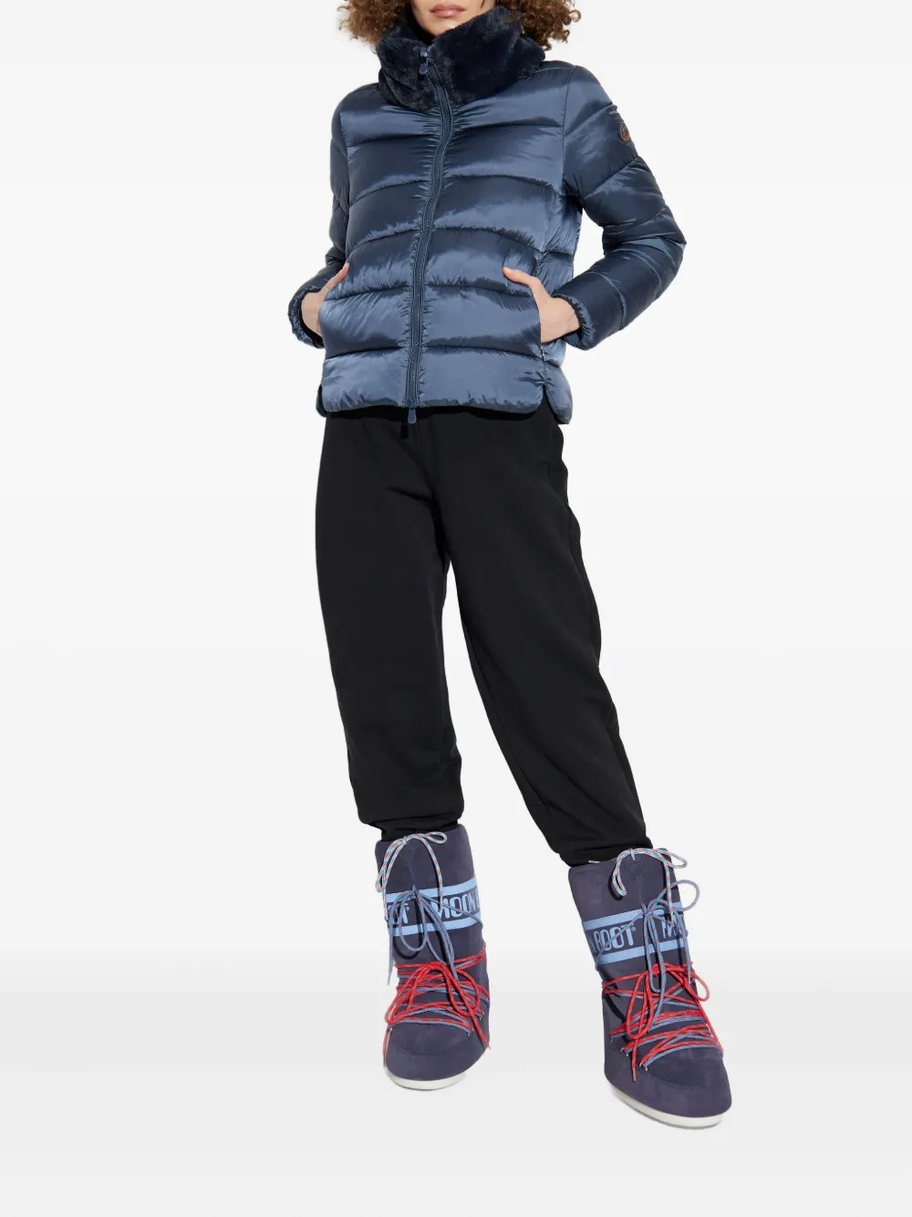 Save The Duck quilted faux-fur collar jacket | Down Jackets | Image 2