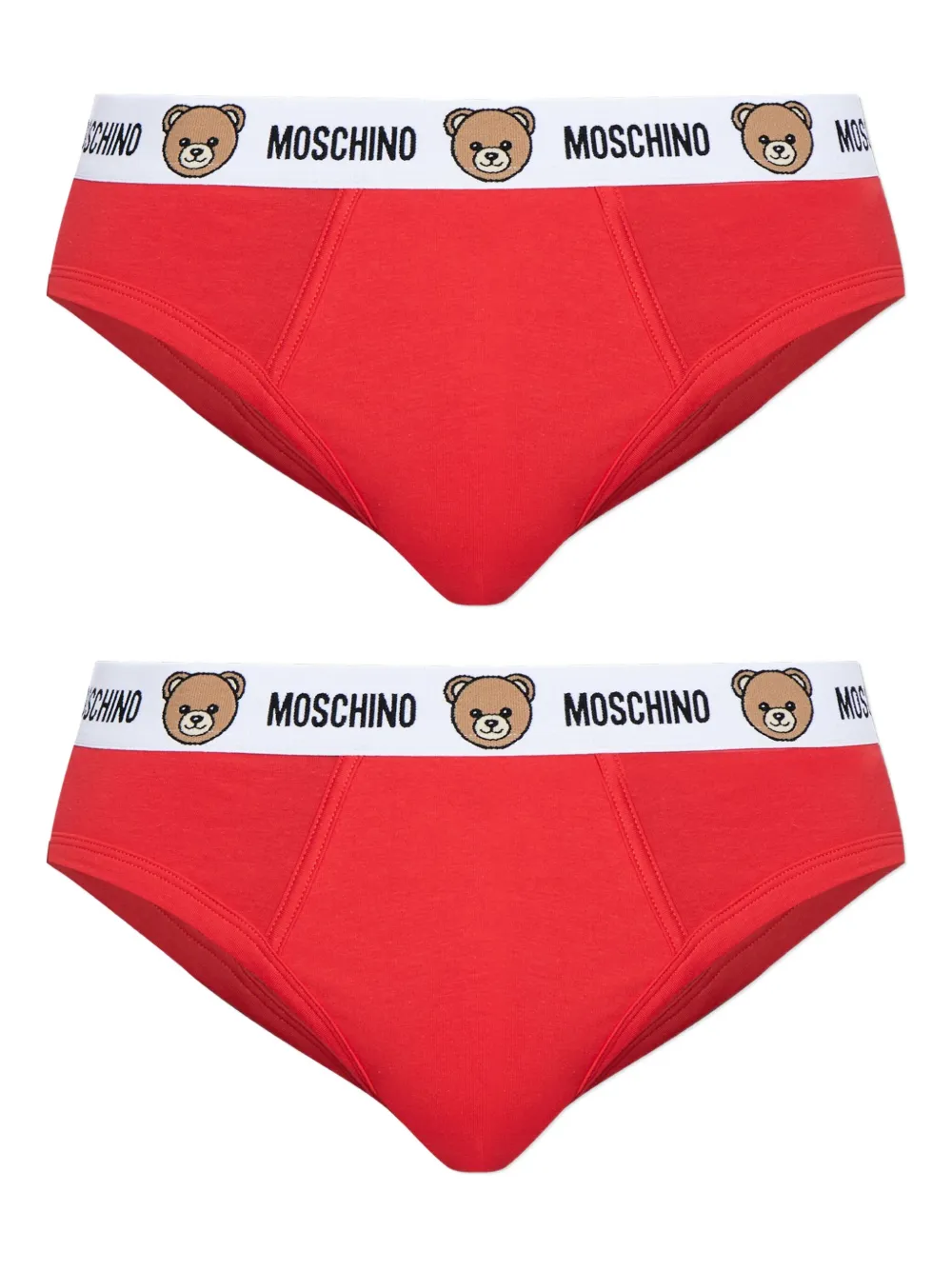 Moschino teddy-print briefs (pack of two) | Red | Image 1