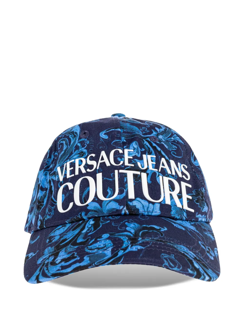 Versace Jeans Couture logo-print baroque-print baseball cap | Blue | Image 1