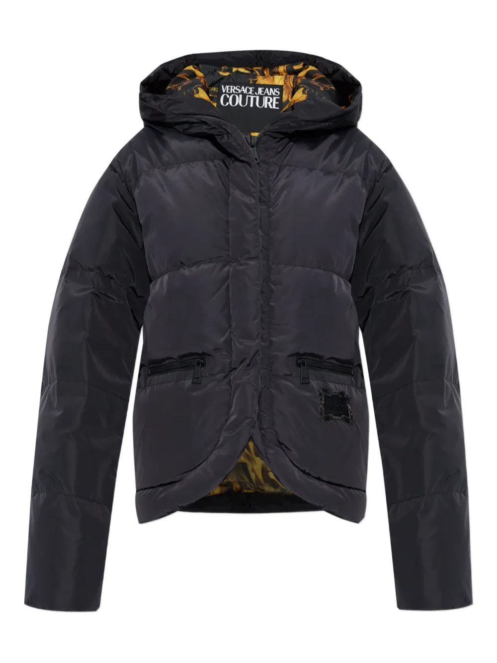 Versace Jeans Couture hooded puffer jacket | Black | Image 1