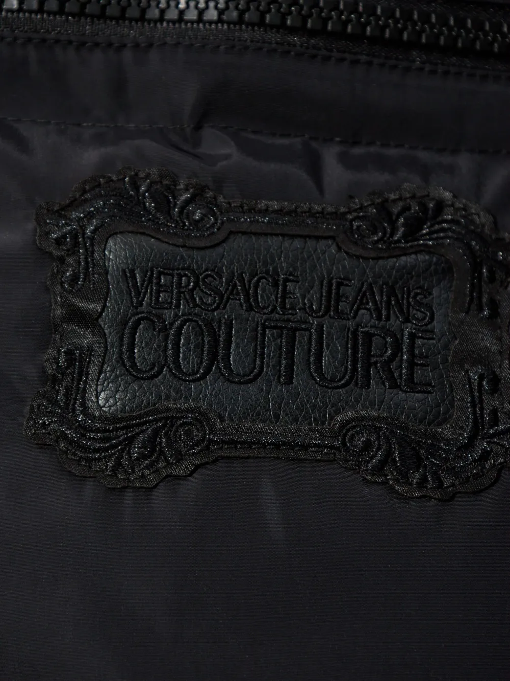 Versace Jeans Couture Donsjack met capuchon Zwart