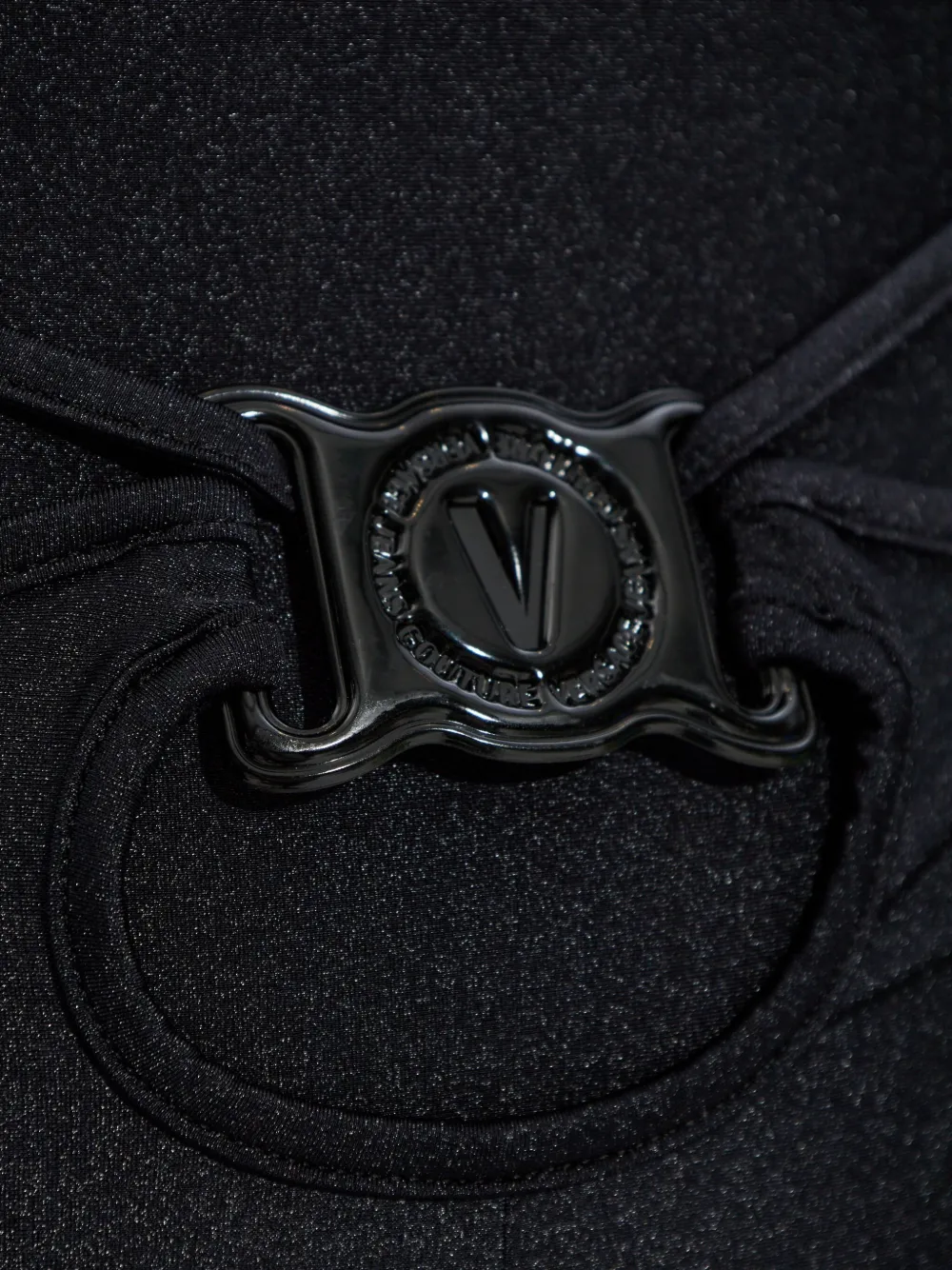 Versace Jeans Couture Legging met logoplakkaat Zwart