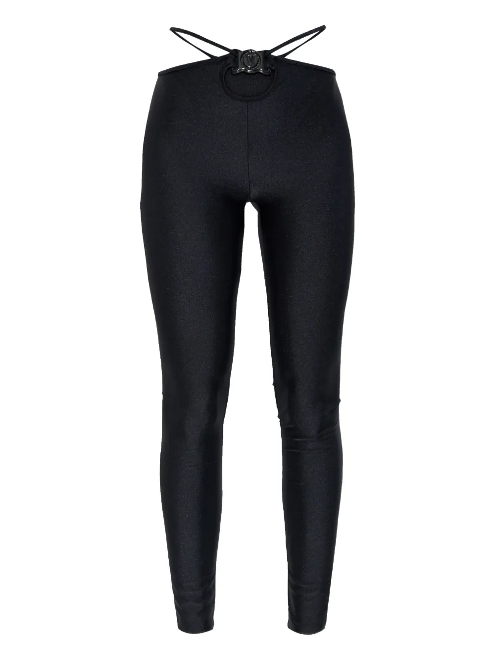 Versace Jeans Couture logo-plaque leggings | Black | Image 1