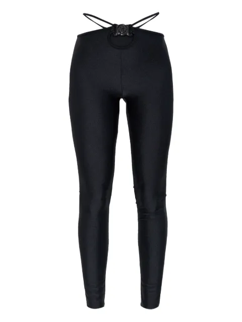 Versace Jeans Couture logo-plaque leggings