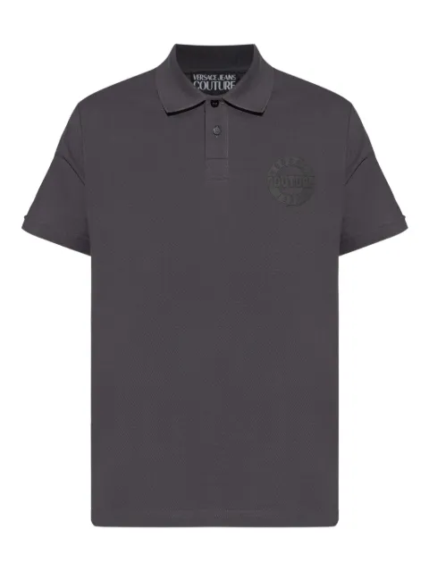 Versace Jeans Couture logo cotton polo shirt