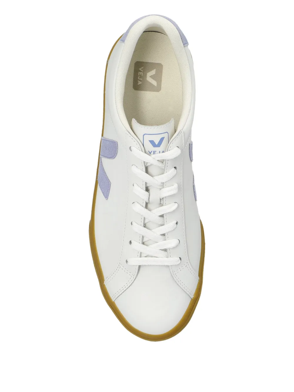 VEJA leather V-logo sneakers White