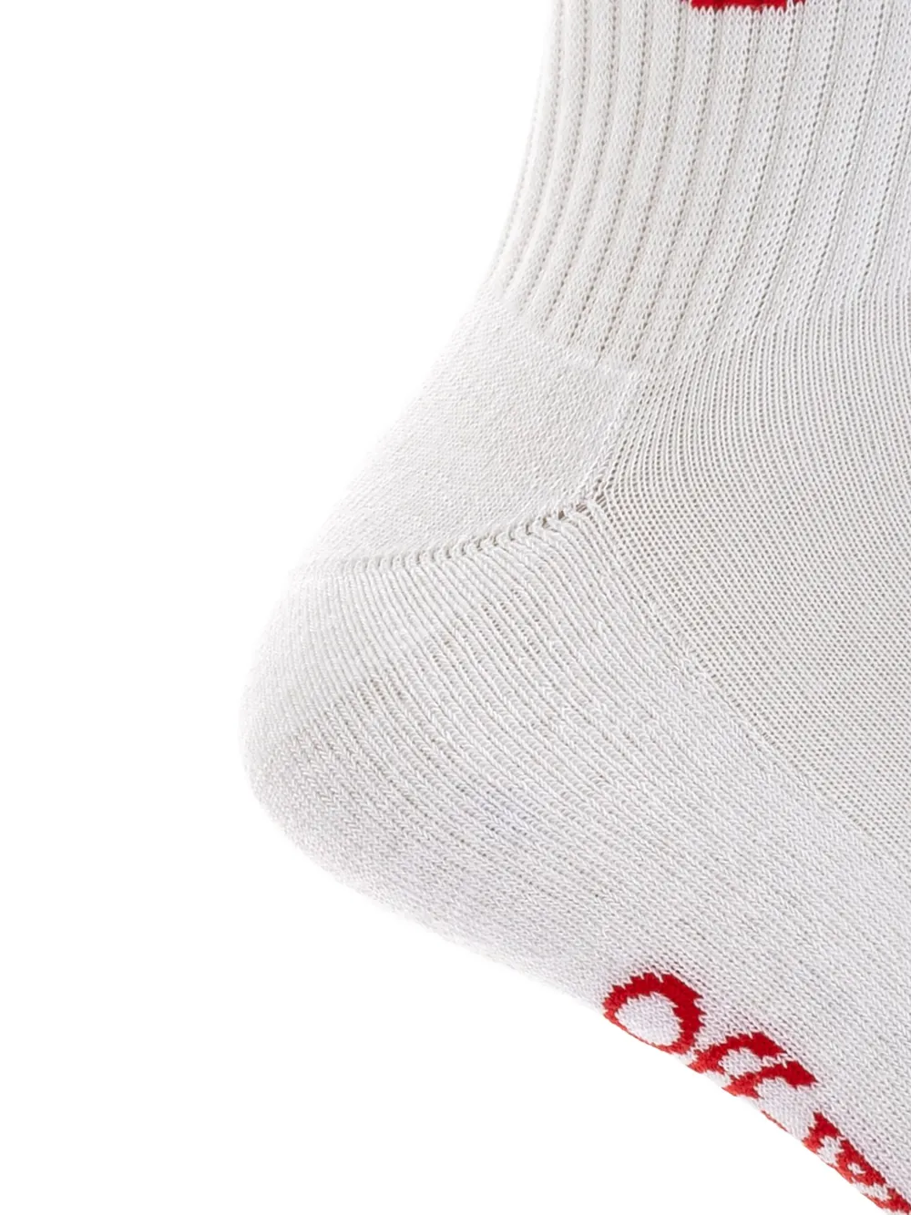 Off-White Sokken met geborduurd logo Wit