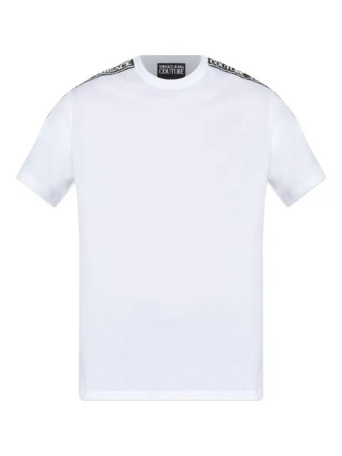 Versace Jeans Couture tape-detail cotton T-shirt