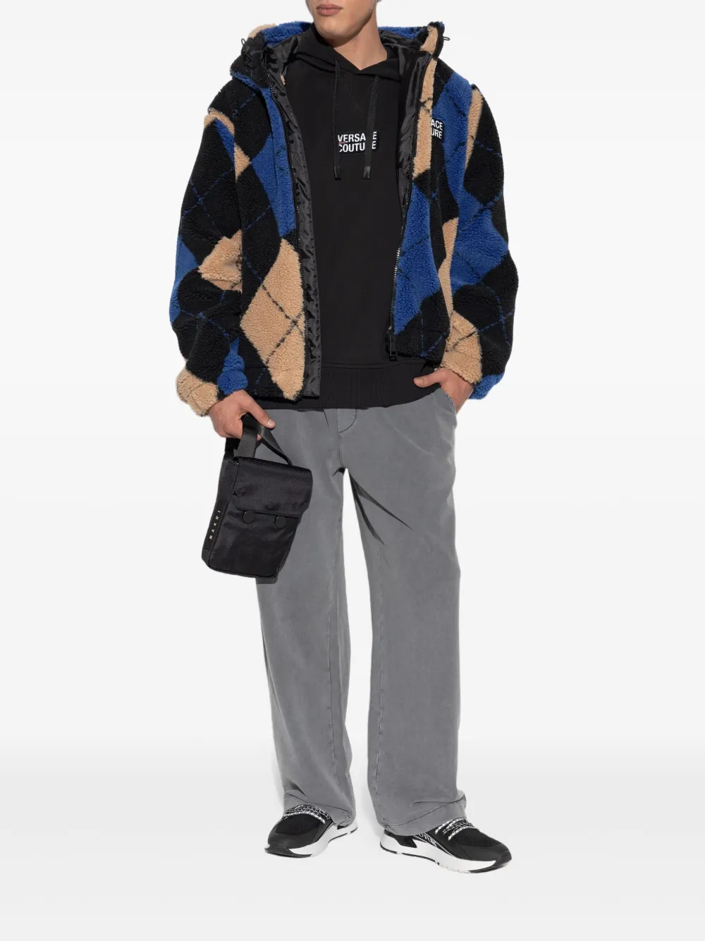 Versace Jeans Couture logo-patch hoodie | Hoodies | Image 2