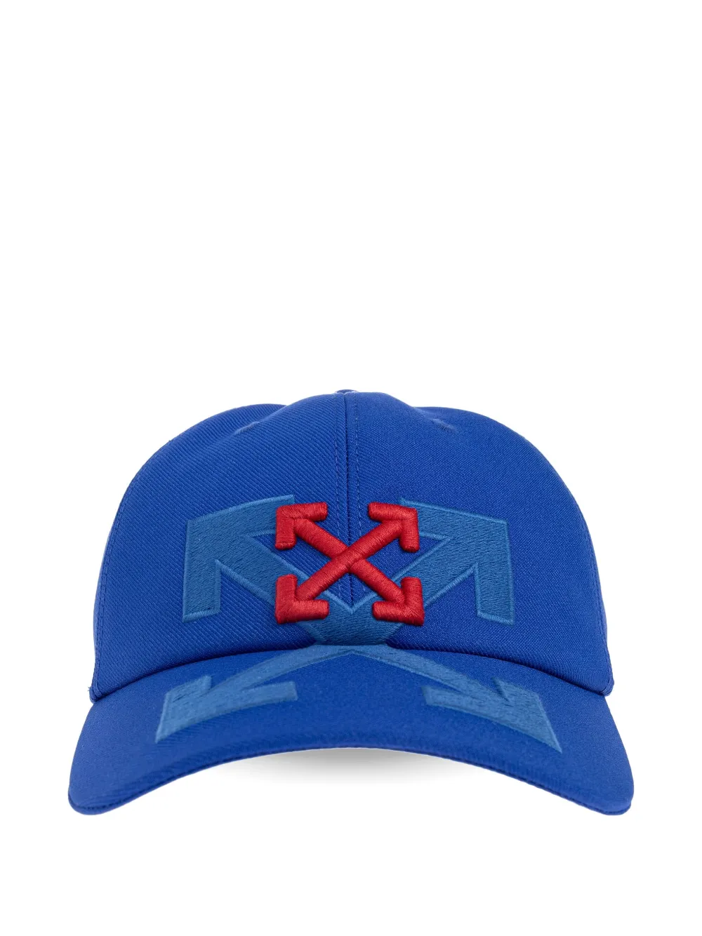 Off-White logo-patch baseball cap | Blue | Image 1