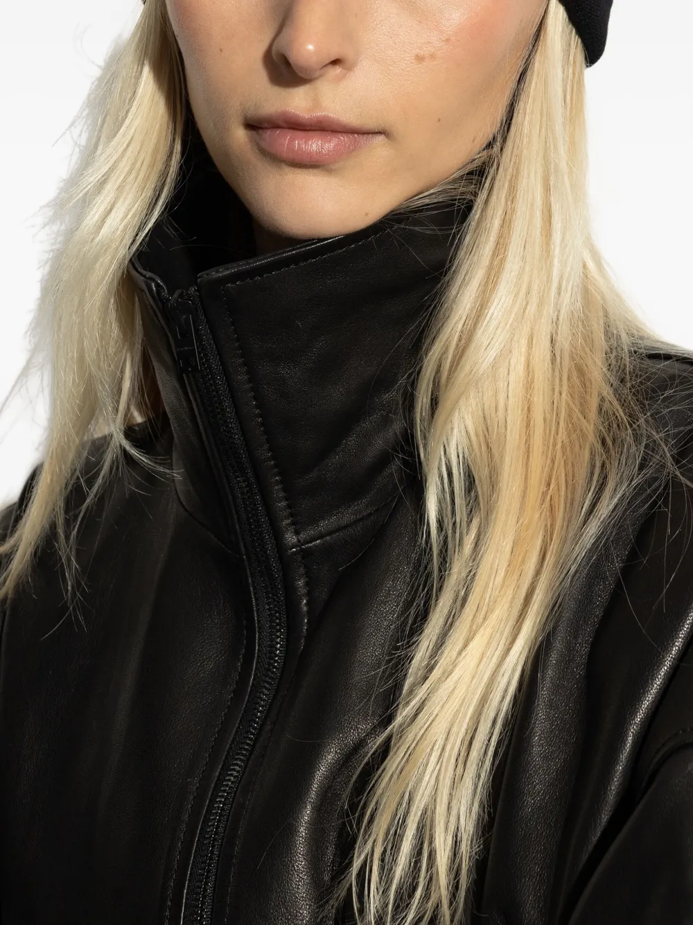 Moschino Muts met logo Zwart