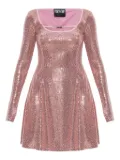 Versace Jeans Couture sequin-embellished mini dress - Pink