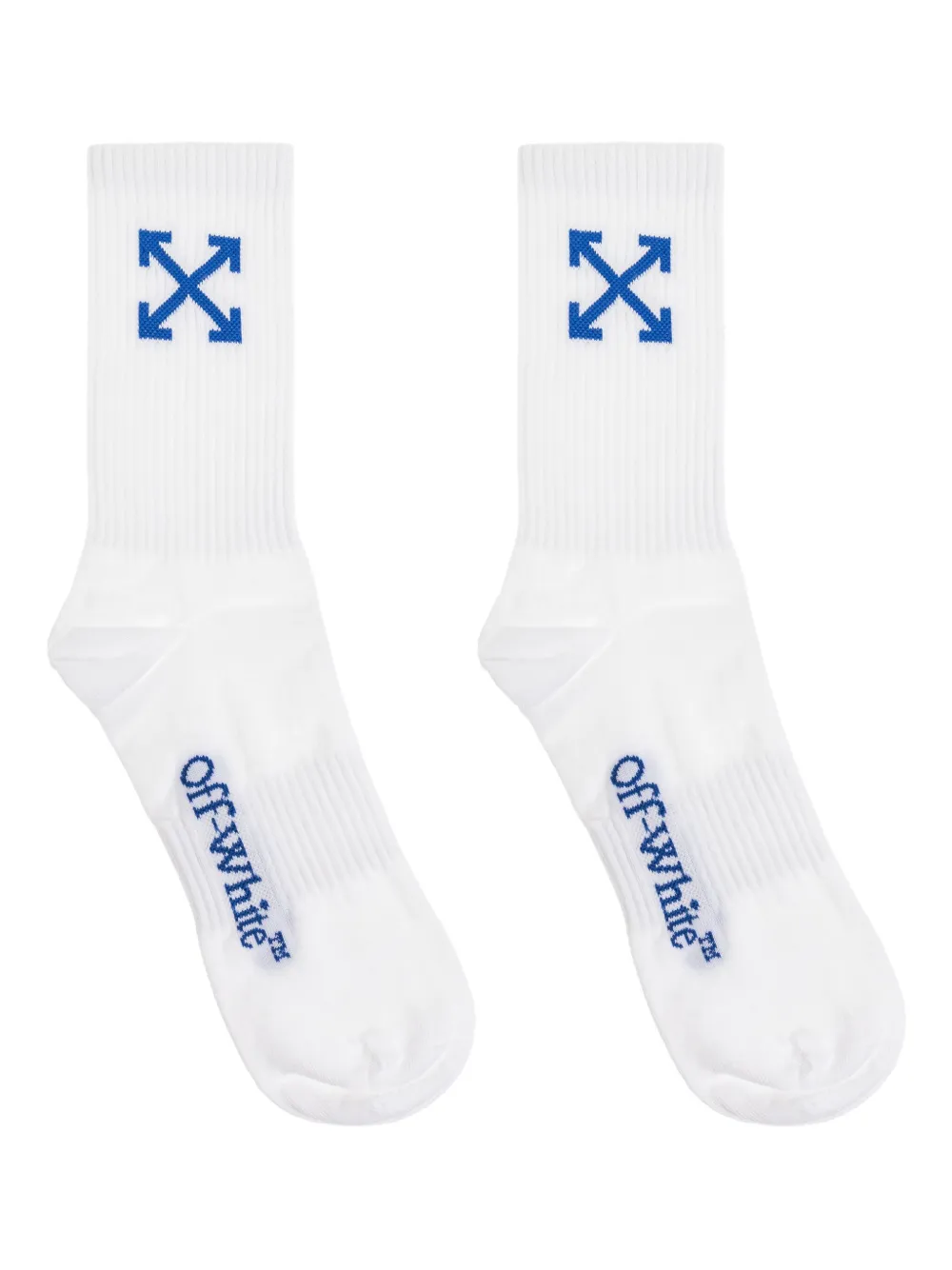 Off-White ロゴ靴下 - ホワイト Off-White ロゴ靴下 - ホワイト