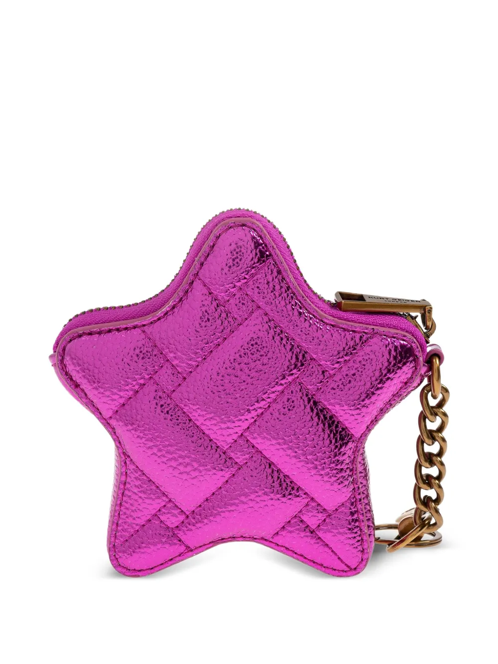 Kurt Geiger London Kensington Star gewatteerde sleutelhanger Roze