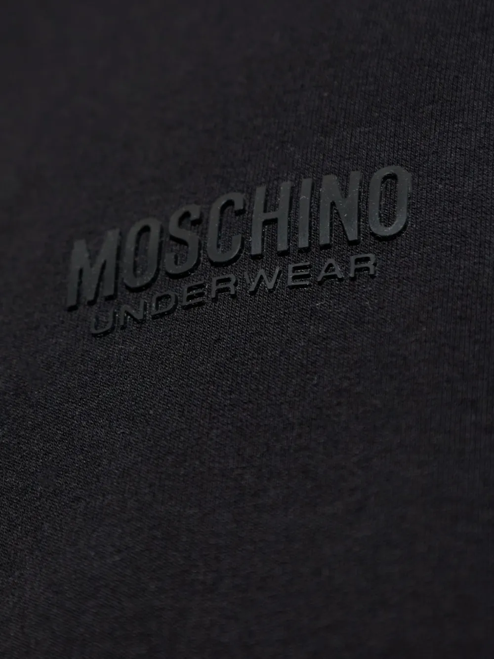 Moschino Sweater met logodetail en rits Zwart