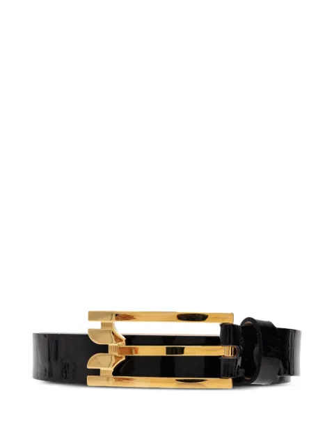 Victoria Beckham wide-buckle leather belt