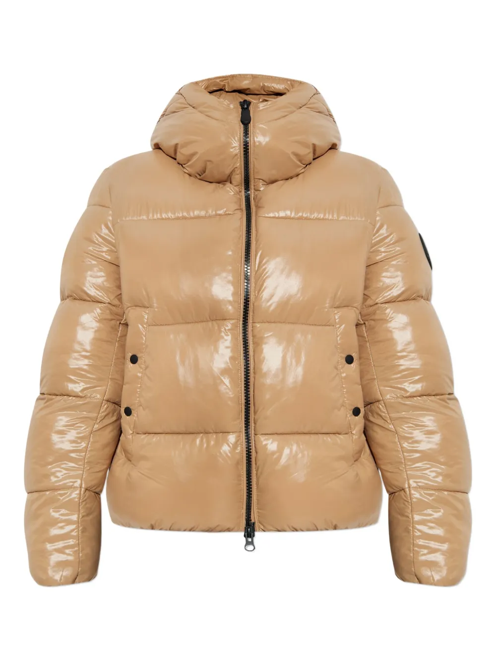 Save The Duck Biddy hooded puffer jacket | Neutrals | Image 1